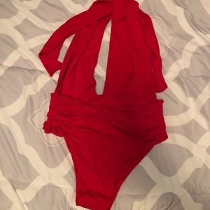 Red one piece